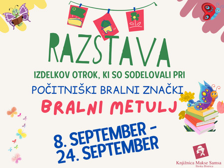 Razstava Bralni metulj