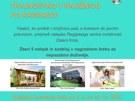 Trajnostno tudi v knjižnico