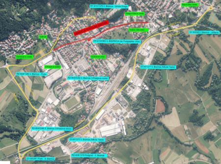 Cestne zapore na pustno nedeljo v Ilirski Bistrici