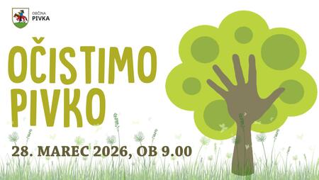 Očistimo Pivko 2026, vabilo na čistilno akcijo