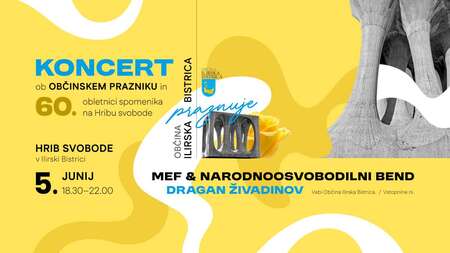 Vabilo na koncert na Hribu svobode 