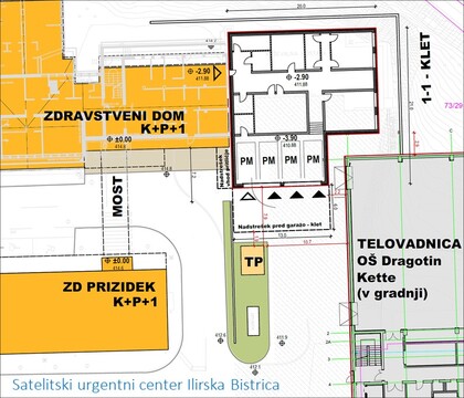 SUC bo umeščen med zdravstveni dom in šolo Dragotina Ketteja 