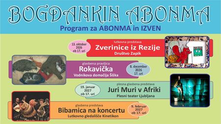 Bogdankin abonma, vabljeni k vpisu