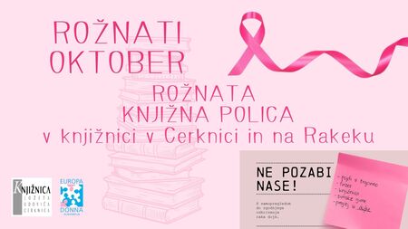 Rožnata knjižna polica