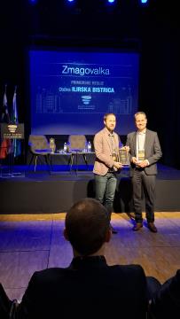 Prejem nagrade Zlati kamen za razvojno najbolj prodorno primorsko občino