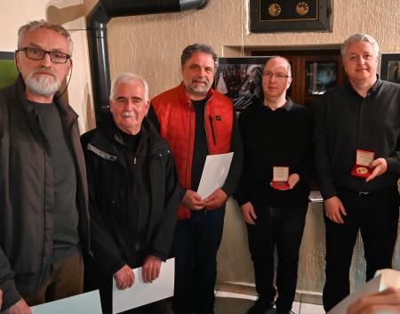 Natečaj Anton Žnideršič: Igor Petaros,  Simon Kovačič , Igor Fabjan, Marjan Verč,  Aleksandar Tomulić