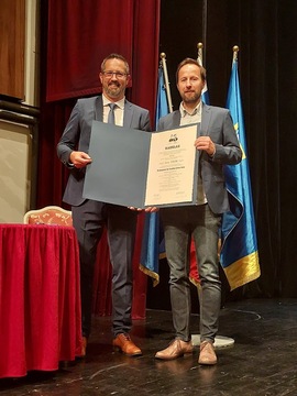 Župan Vrhnike Daniel Cukjati in župan Ilirske Bistrice dr. Gregor Kovačič